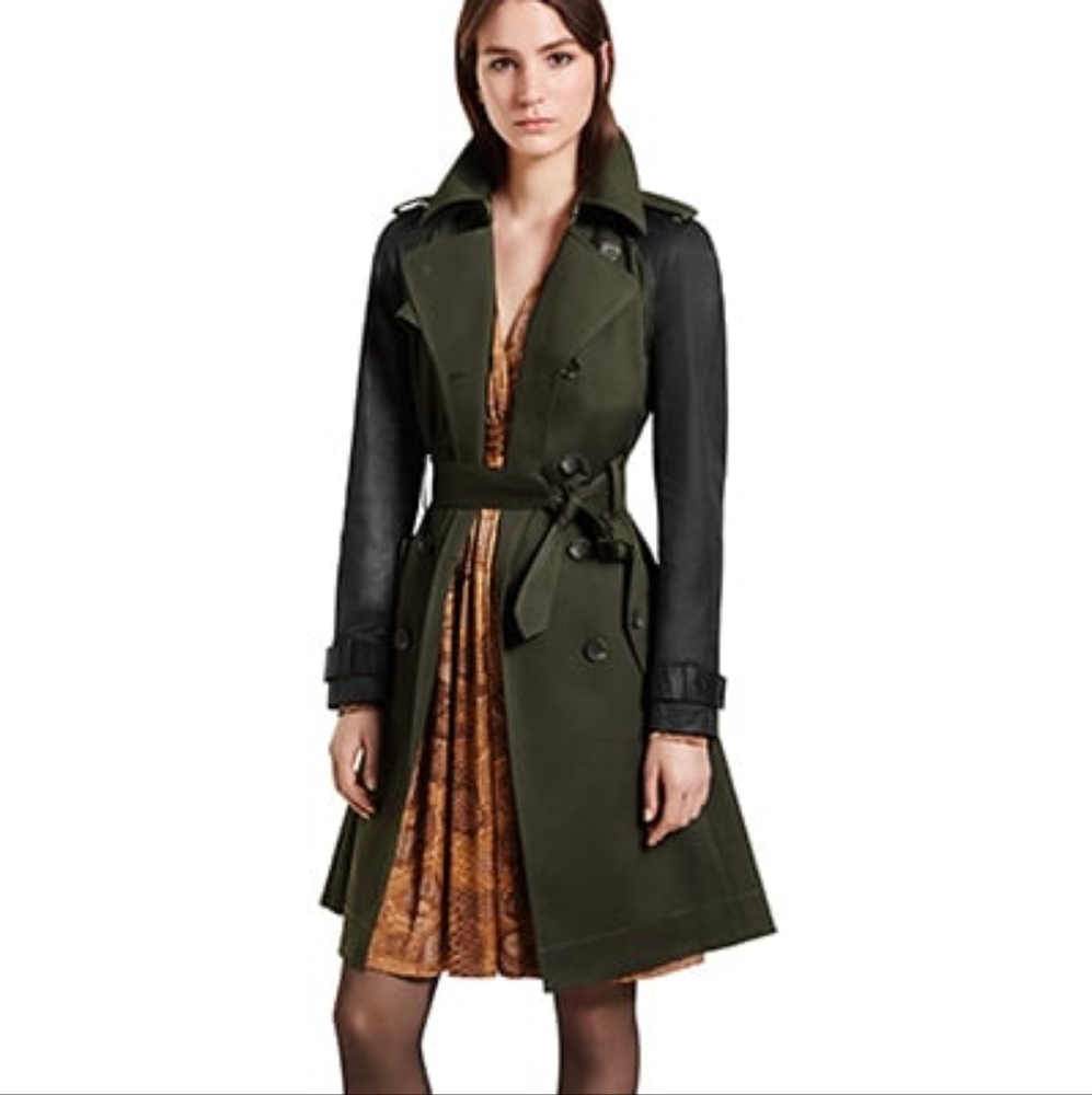 BNWT Target x Altuzarra green black trench